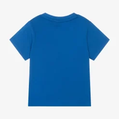 BOSS Tops*Boys Bright Blue Cotton T-Shirt