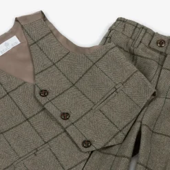Beau KiD Suits*Boys Brown Check Suit