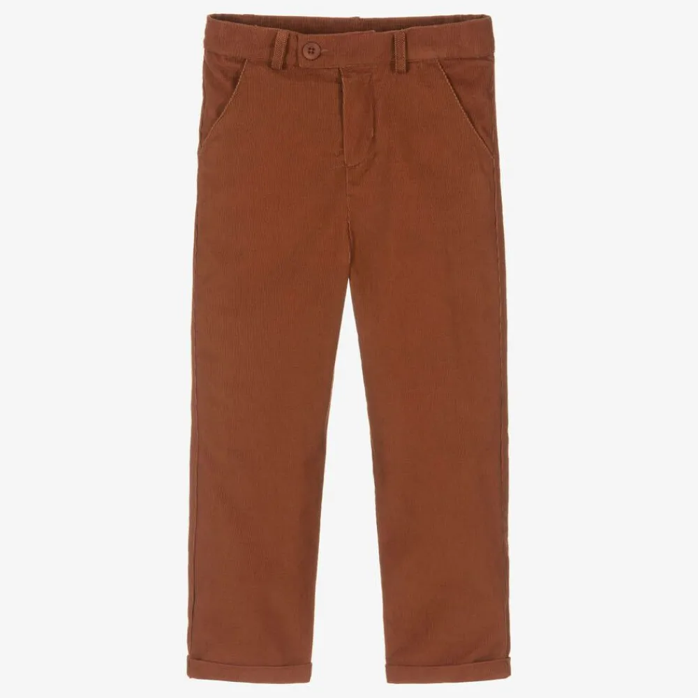 Beatrice amp; George Trousers*Boys Brown Corduroy Trousers