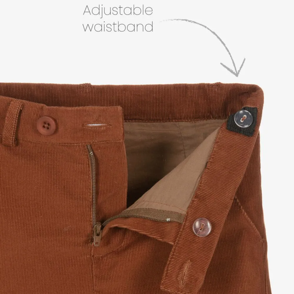 Beatrice amp; George Trousers*Boys Brown Corduroy Trousers