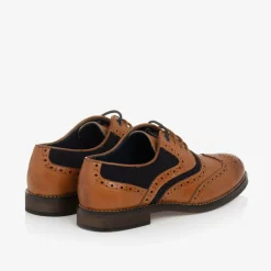 House of Cavani Brogues|Brogues*Boys Brown Lace-Up Brogues