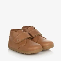 Bobux Boots|Boots*Boys Brown Leather First-Walker Boots