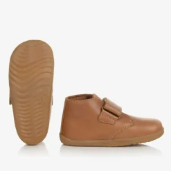 Bobux Boots|Boots*Boys Brown Leather First-Walker Boots