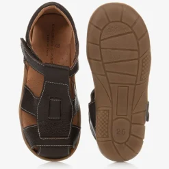 Childrens Classics Sandals|Sandals*Boys Brown Leather Sandals