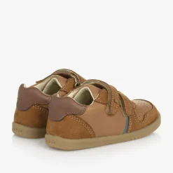 Bobux IWalk Trainers|Trainers*Boys Brown Suede Leather Trainers