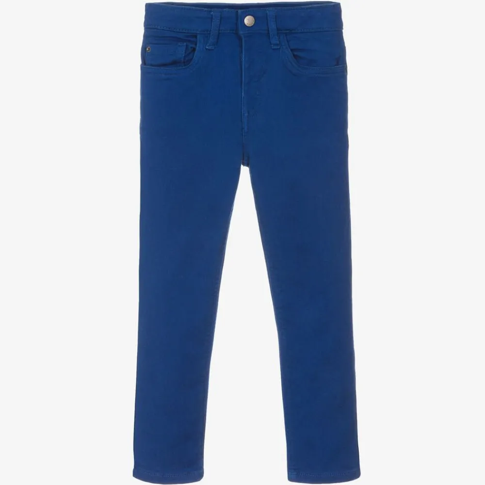 Mayoral Trousers*Boys Cobalt Blue Slim Fit Jeans