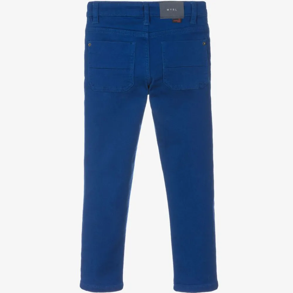 Mayoral Trousers*Boys Cobalt Blue Slim Fit Jeans