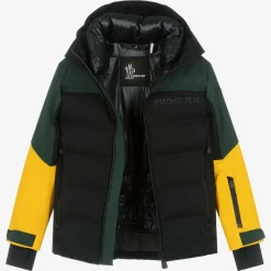 Moncler Enfant Snowwear*Boys Colourblock Montmiral Ski Jacket
