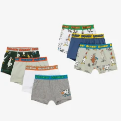 Stella McCartney Kids Underwear*Boys Cotton Animal Boxer Shorts (7 Pack)