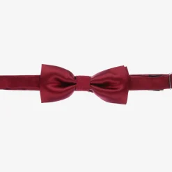 Romano Clothing Accessories*Boys Dark Red Satin Bow Tie (10cm)