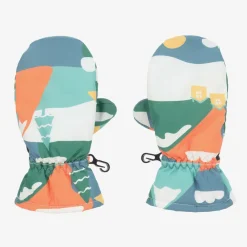 Frugi Snowwear*Boys Green Alpine Ski Gloves