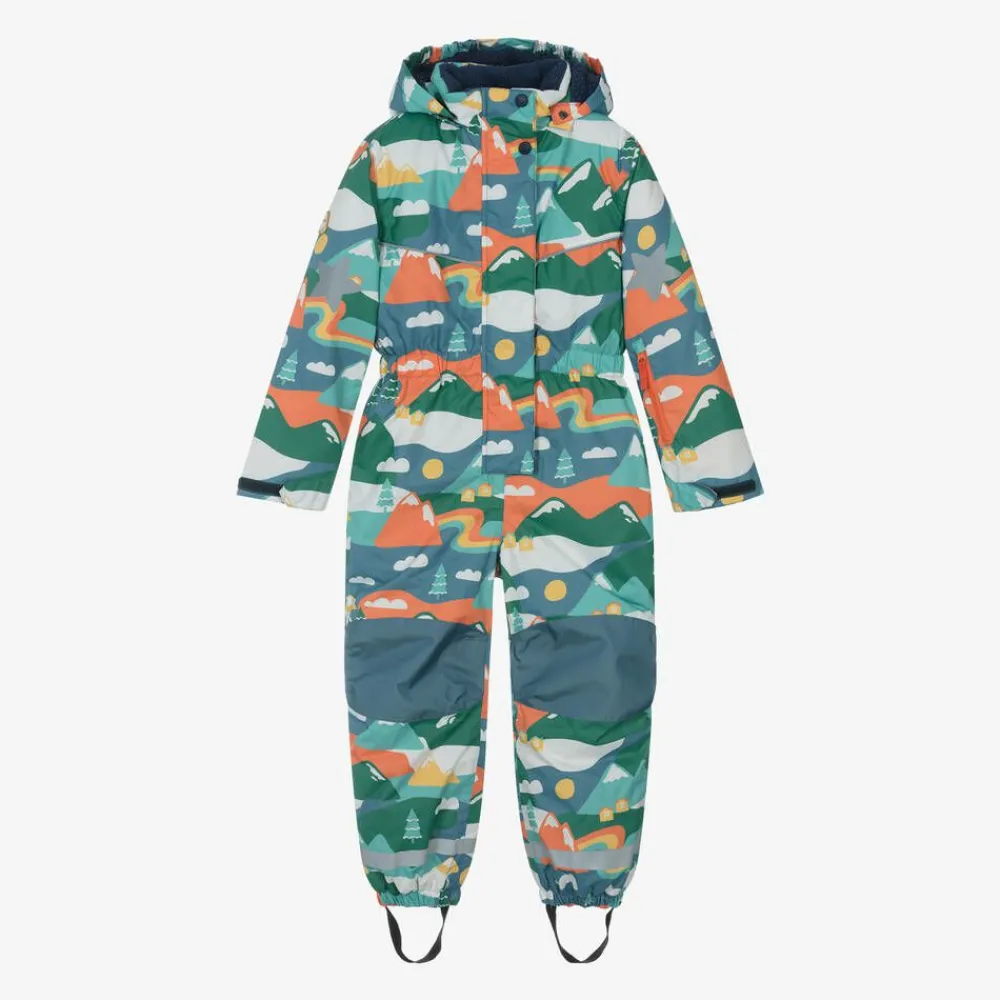 Frugi Snowwear*Boys Green Alpine Snowsuit