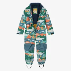 Frugi Snowwear*Boys Green Alpine Snowsuit