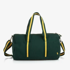 Ralph Lauren Bags*Boys Green Canvas Sports Bag (45cm)
