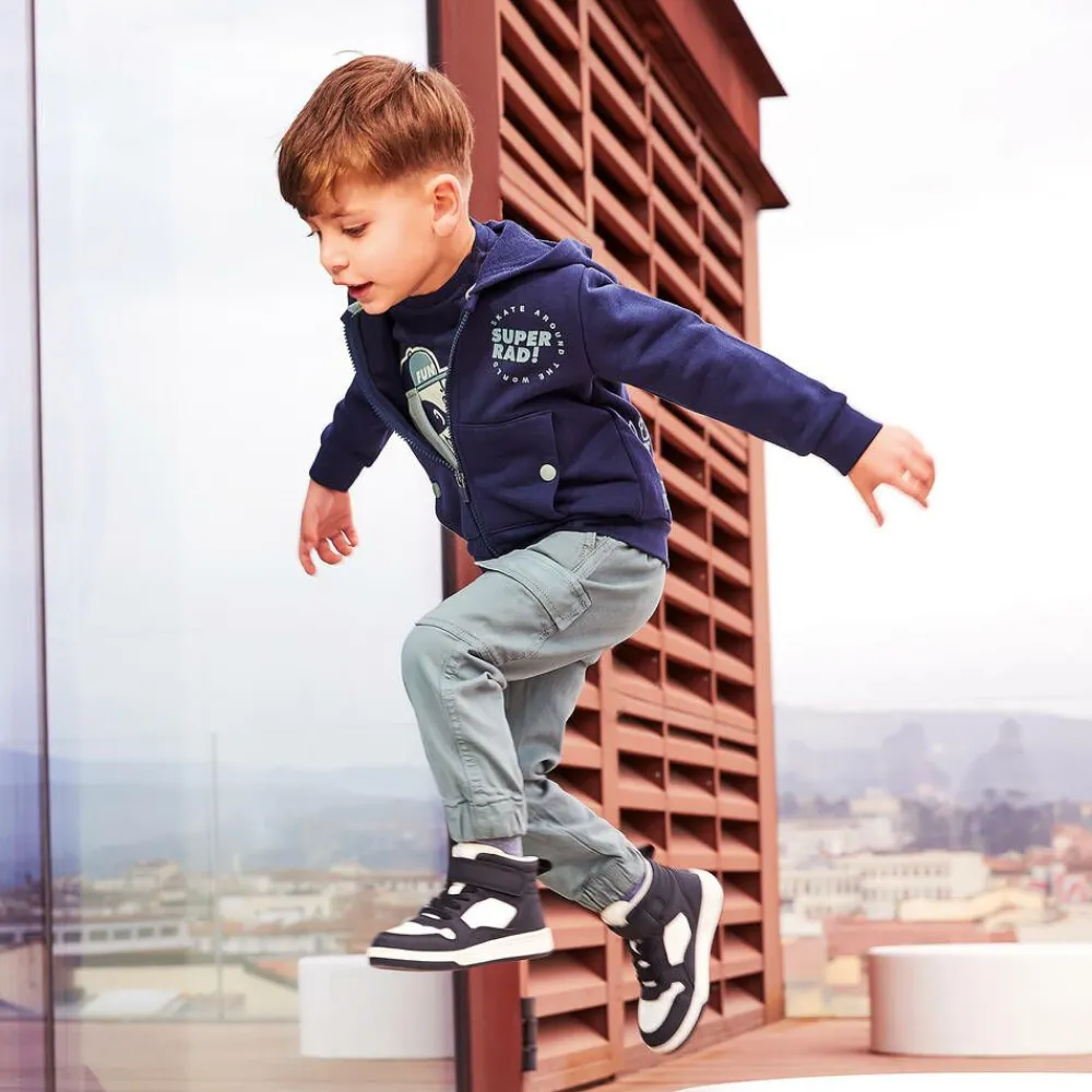 iDO Baby Trousers*Boys Green Cotton Cargo Trousers