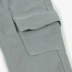 iDO Baby Trousers*Boys Green Cotton Cargo Trousers