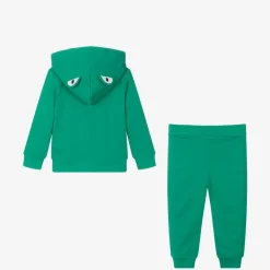 Stella McCartney Kids Tracksuits*Boys Green Cotton Frog Tracksuit