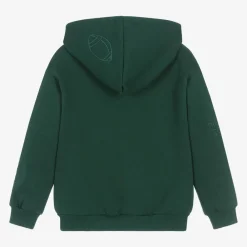 Mayoral Tops*Boys Green Cotton Hoodie
