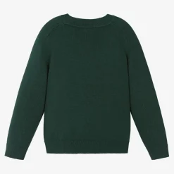 Mayoral Tops*Boys Green Cotton Knit Sweater