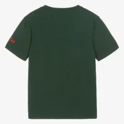 MC2 Saint Barth Tops*Boys Green Dear Santa Peanuts© T-Shirt