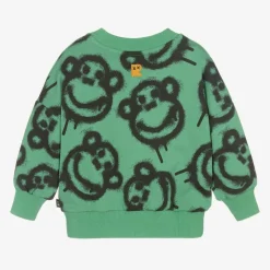 Rock Your Baby Tops*Boys Green Graffiti Monkey Sweatshirt