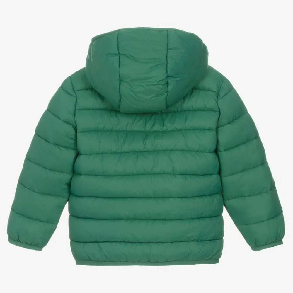 Mayoral Coats & Jackets*Boys Green Hooded Puffer Jacket