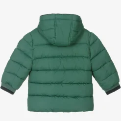 Mayoral Coats & Jackets*Boys Green Hooded Puffer Coat