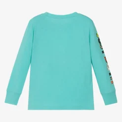 Nike Tops*Boys Green Just Do It Cotton Top