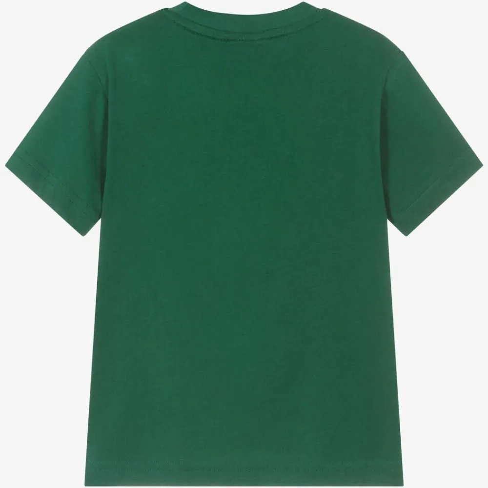 HUGO Tops*Boys Green Organic Cotton T-Shirt