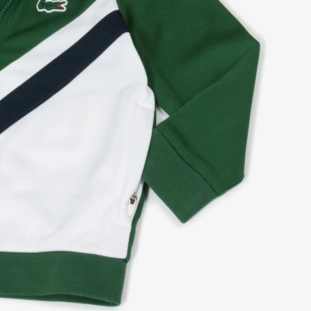 Lacoste Tracksuits*Boys Green Tennis Tracksuit