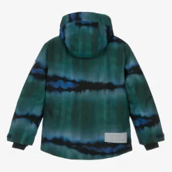 Molo Snowwear*Boys Green Tie-Dye Ski Jacket