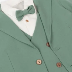 Andreeatex Suits|Suits*Boys Green Twill Suit