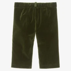 Gucci Trousers*Boys Green Velvet Trousers