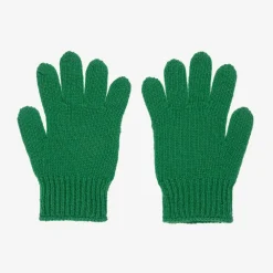 Gucci Gloves & Mittens*Boys Green Wool Interlocking G Gloves