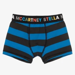 Stella McCartney Kids Underwear*Boys Grey & Blue Boxer Shorts (2 Pack)