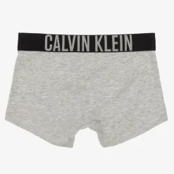 Calvin Klein Underwear*Boys Grey & Blue Cotton Boxers (2 Pack)