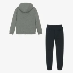 Mayoral Nukutavake Tracksuits*Boys Grey & Blue Jersey Tracksuit