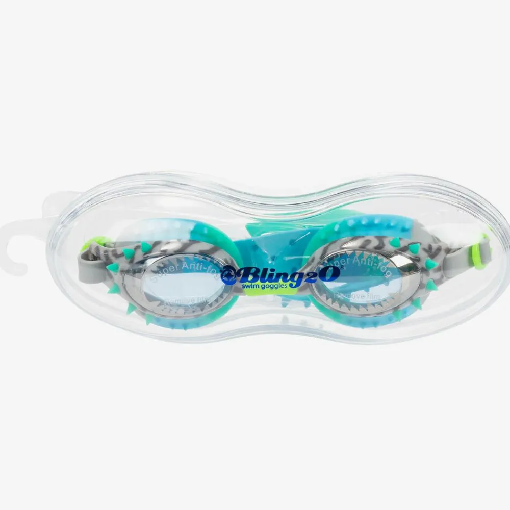 Bling2o Swimwear*Boys Grey & Blue Swimming Goggles