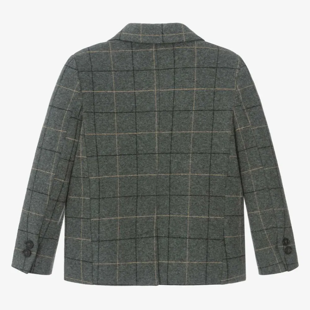 Mayoral Coats & Jackets*Boys Grey Check Blazer