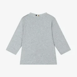 BOSS Tops*Boys Grey Cotton Top
