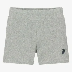 Vilebrequin Shorts*Boys Grey Cotton Towelling Shorts