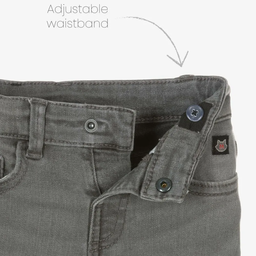 Mayoral Trousers*Boys Grey Denim Slim Fit Jeans