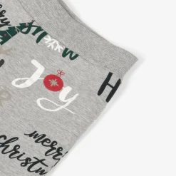 NAME IT Trousers*Boys Grey Festive Cotton Joggers