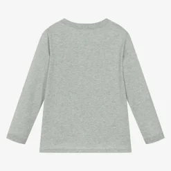 Stella McCartney Kids Tops*Boys Grey Horse Pocket Cotton Top