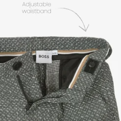 BOSS Suits*Boys Grey Monogram Logo Suit