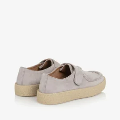 Age of Innocence Loafers & Moccasins|Loafers & Moccasins*Boys Grey Suede Leather Loafers