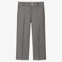 Gucci Trousers*Boys Grey Wool Trousers