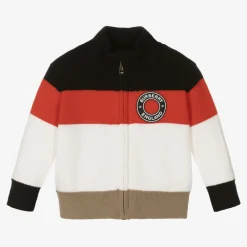 Burberry Tops*Boys Icon Stripe Merino Zipped Sweater