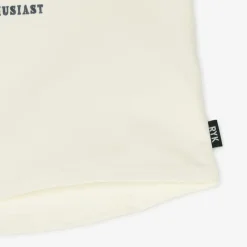 Rock Your Baby Tops*Boys Ivory & Blue Cotton Car T-Shirt