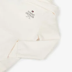 Tommy Hilfiger Tops*Boys Ivory Cotton Hoodie